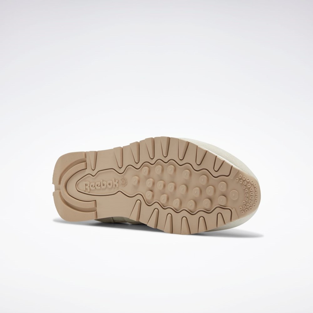 Reebok Classic Leather Shoes Beige | JEQRHC-931