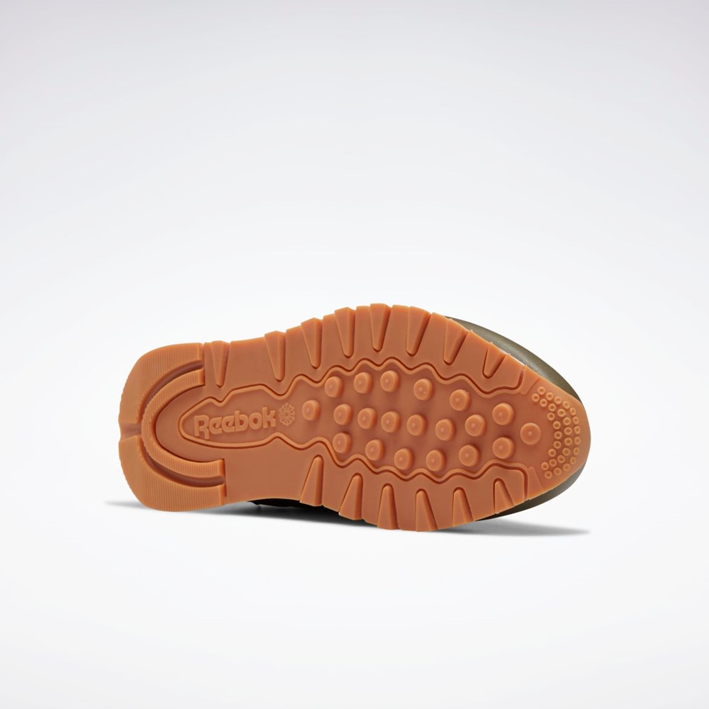 Reebok Classic Leather Shoes - Grade School Vihreä Vihreä Vihreä | SJWFUK-179