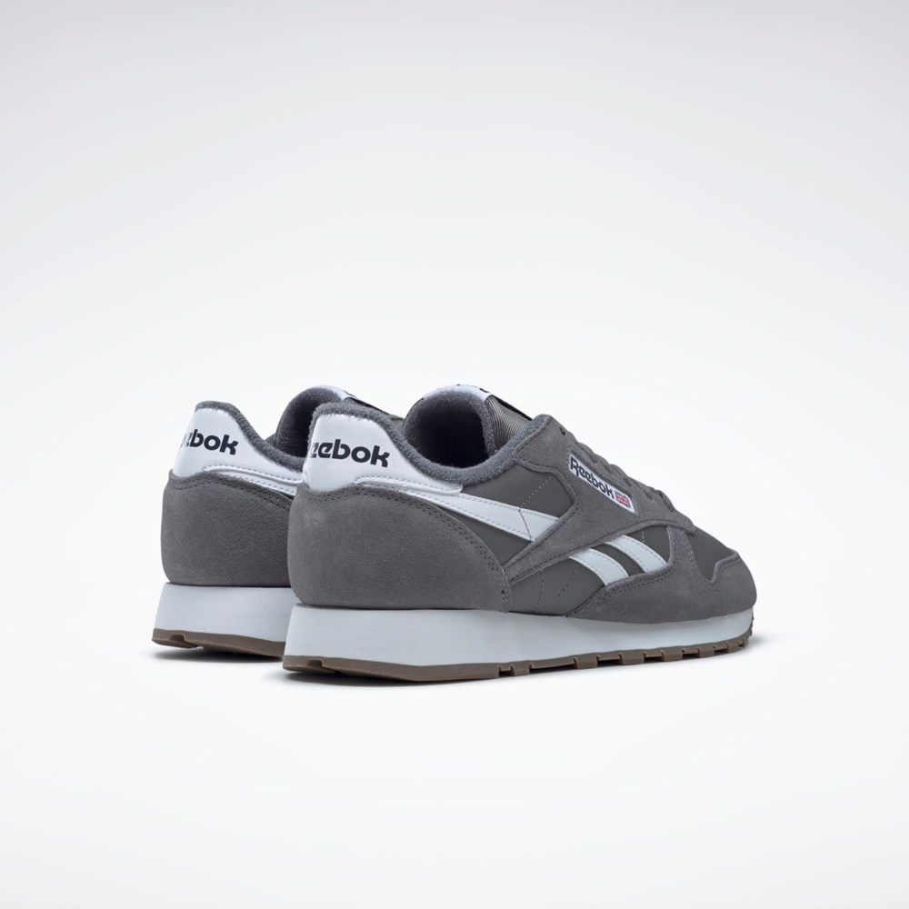 Reebok Classic Leather Shoes Harmaat Harmaat Valkoinen | DNYCKS-925