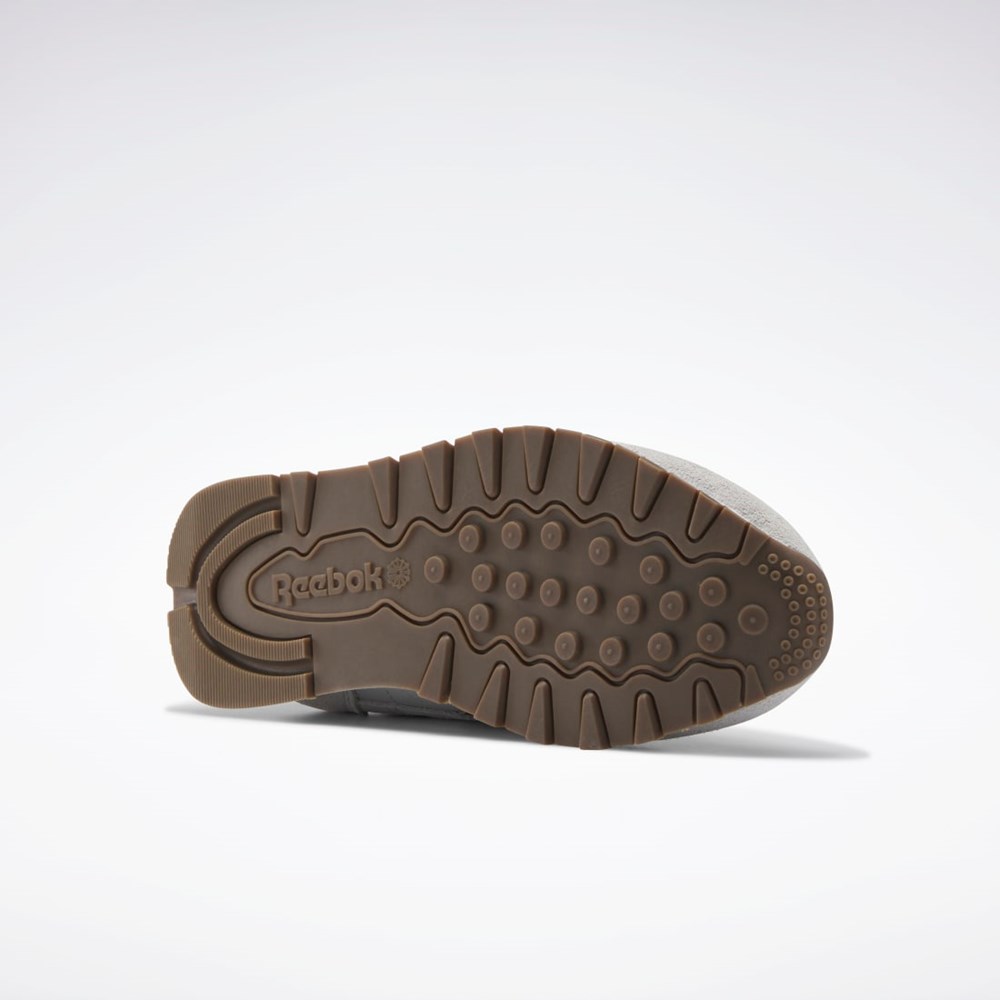 Reebok Classic Leather Shoes Harmaat Harmaat Viininpunainen | PRSNFX-821