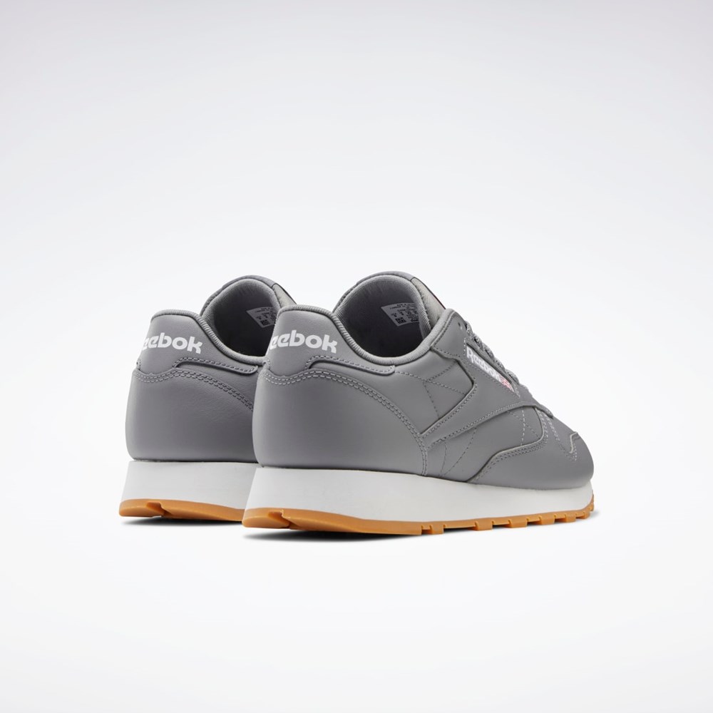 Reebok Classic Leather Shoes Harmaat Valkoinen | DLVWAM-092