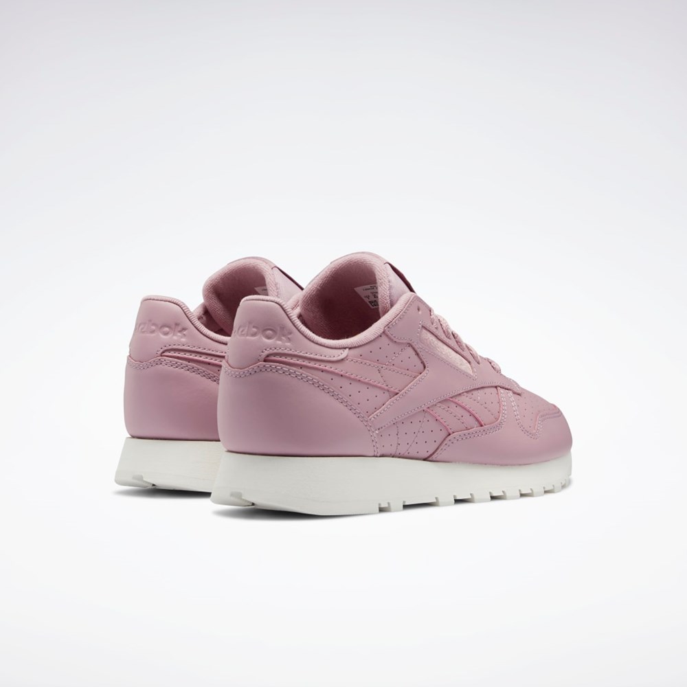 Reebok Classic Leather Shoes Infused Lilac / Infused Lilac / Chalk | VIYZQO-095