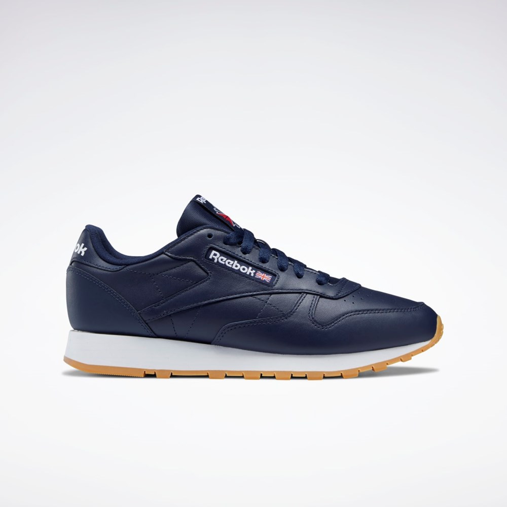 Reebok Classic Leather Shoes Laivastonsininen Valkoinen | IYCDXS-537