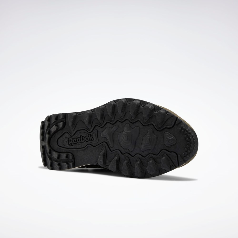 Reebok Classic Leather Shoes Mustat Vihreä | AWYHLB-079