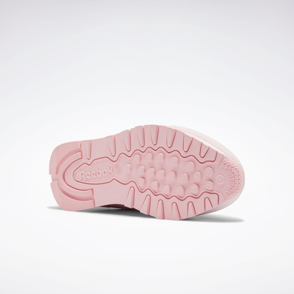 Reebok Classic Leather Shoes Pinkki Pinkki Valkoinen | XZADYW-217