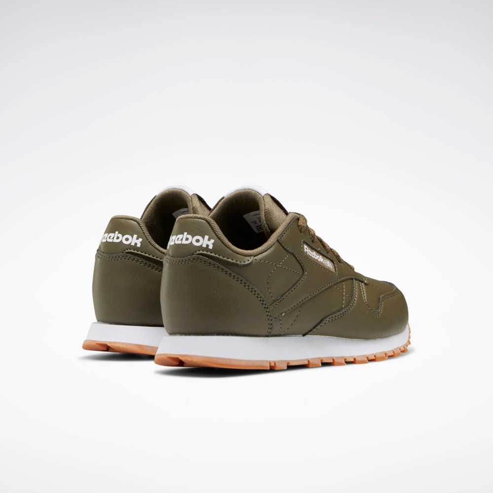 Reebok Classic Leather Shoes - Preschool Vihreä Vihreä Vihreä | AJYMTN-074