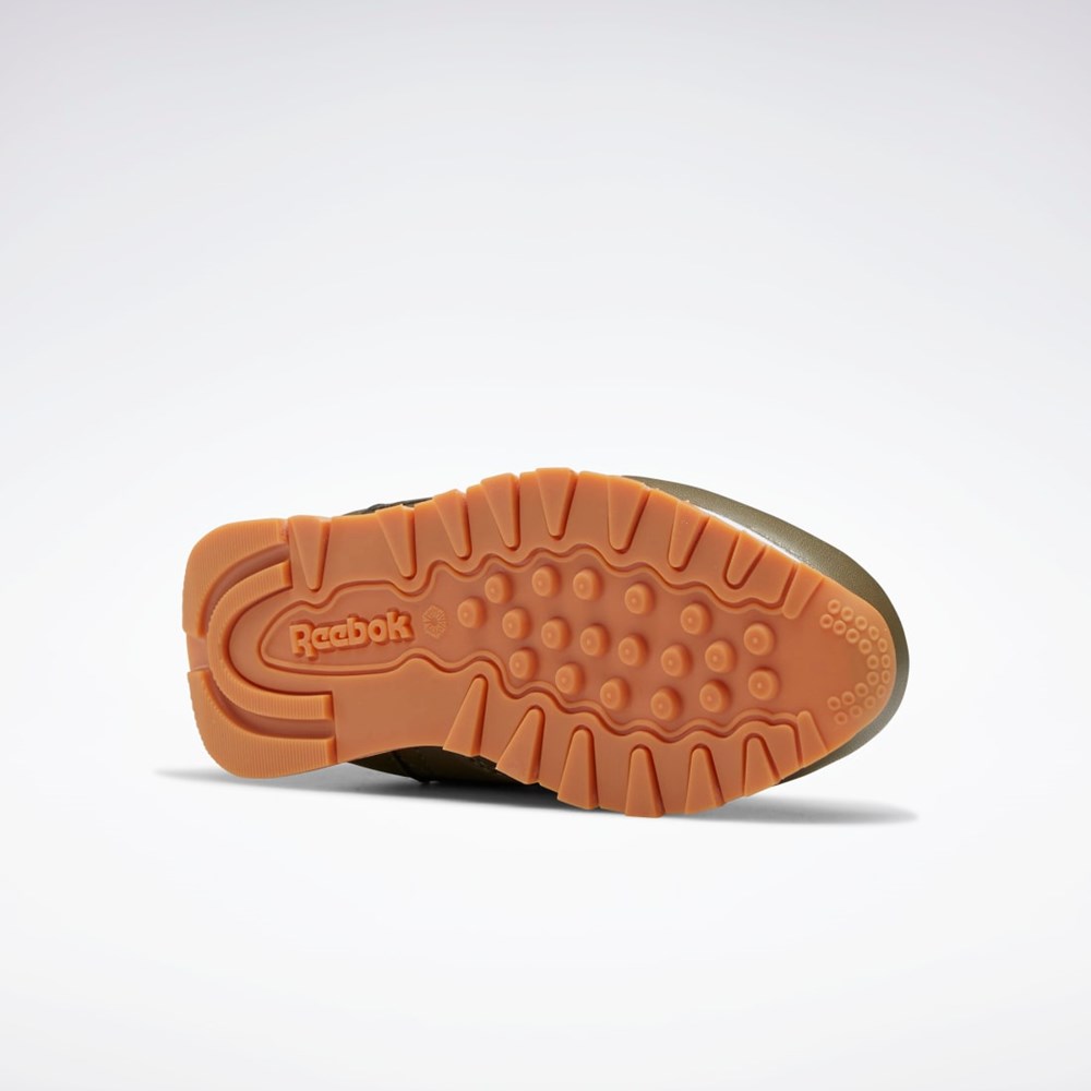 Reebok Classic Leather Shoes - Preschool Vihreä Vihreä Vihreä | AJYMTN-074