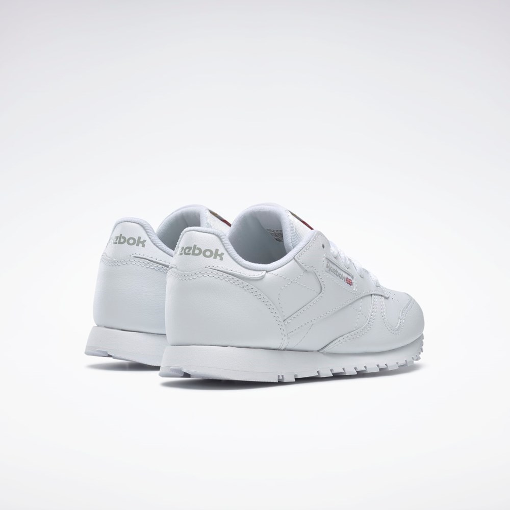 Reebok Classic Leather Shoes - Preschool Valkoinen | VMYFAJ-279