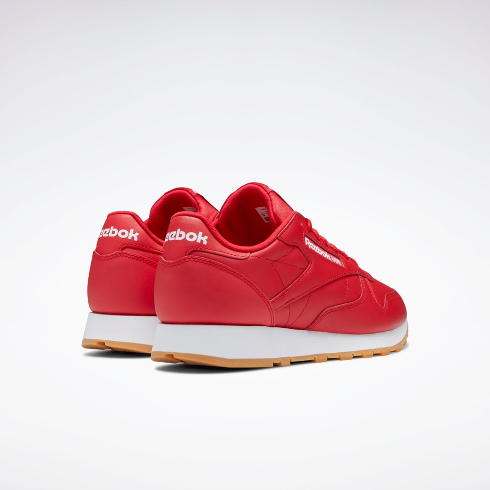 Reebok Classic Leather Shoes Punainen Valkoinen | GFQBVN-421