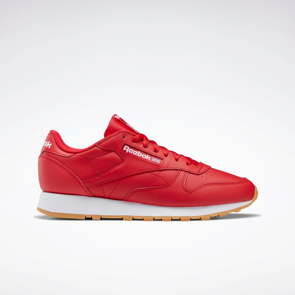 Reebok Classic Leather Shoes Punainen Valkoinen | GFQBVN-421