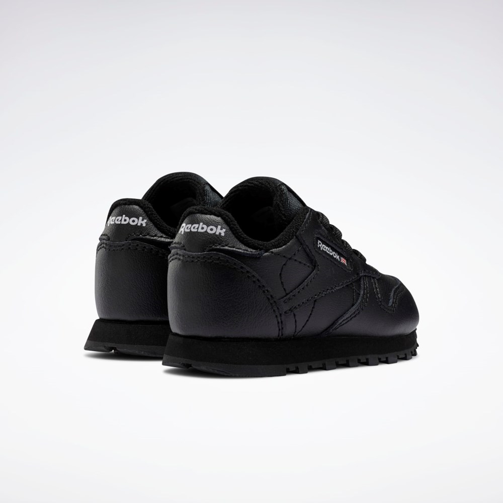 Reebok Classic Leather Shoes - Toddler Mustat Mustat Mustat | GVMZER-031