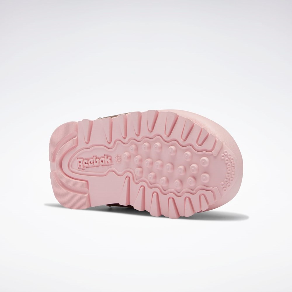 Reebok Classic Leather Shoes - Toddler Pinkki Pinkki Pinkki | QHMRFG-926