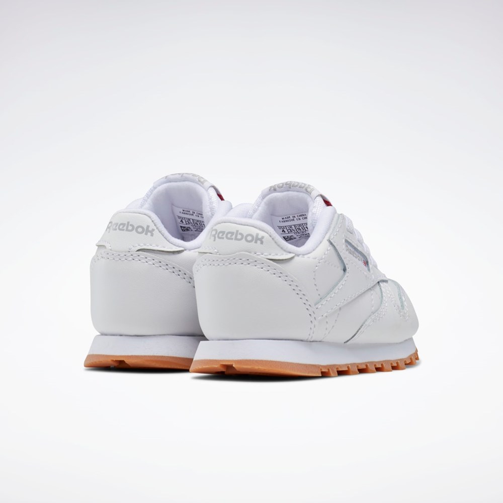 Reebok Classic Leather Shoes - Toddler Valkoinen Valkoinen | DWYEIQ-635