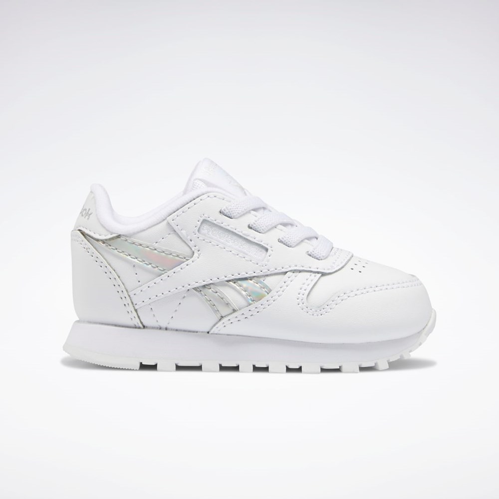 Reebok Classic Leather Shoes - Toddler Valkoinen Valkoinen Valkoinen | VJCZYF-089