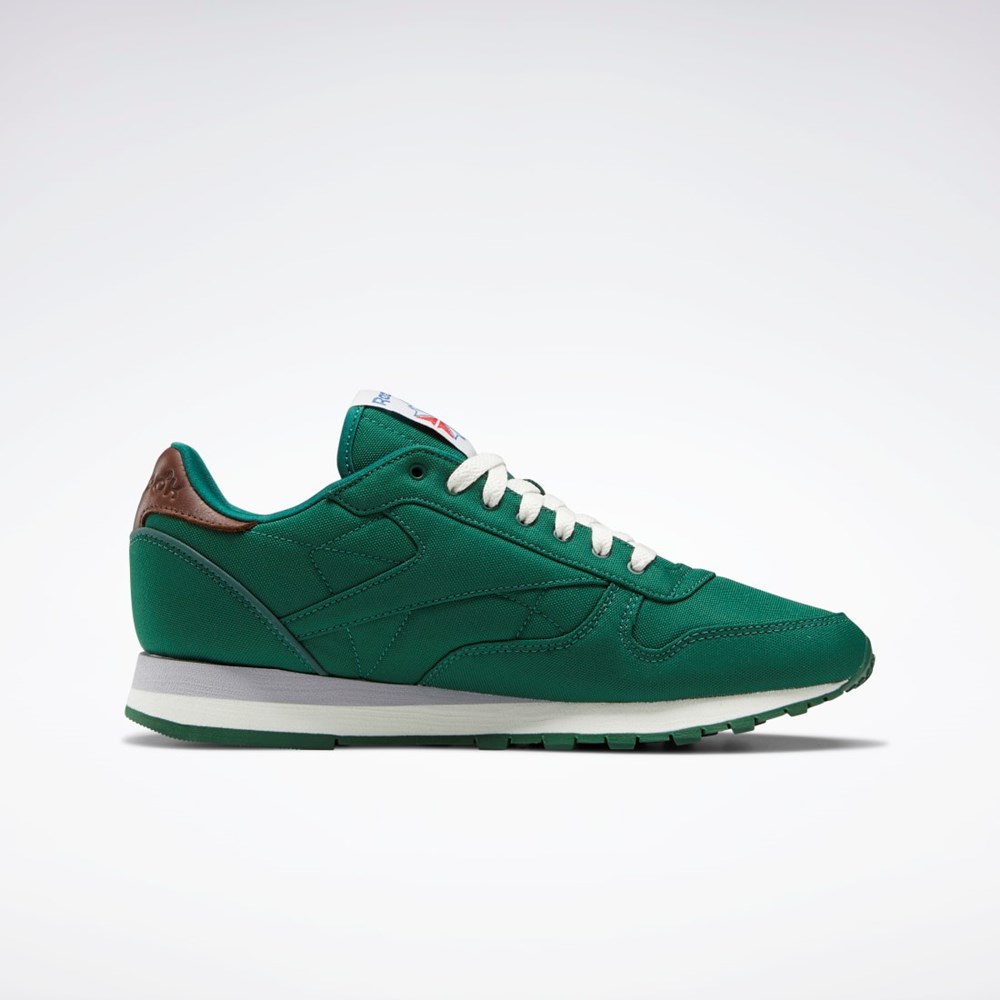 Reebok Classic Leather Shoes Tummanvihreä Ruskea | GVRNYX-962
