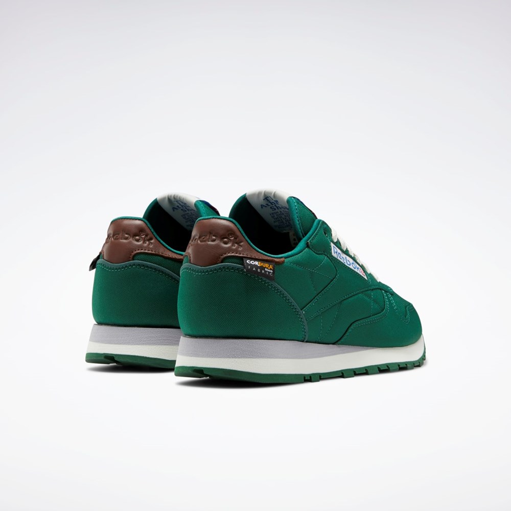 Reebok Classic Leather Shoes Tummanvihreä Ruskea | GVRNYX-962