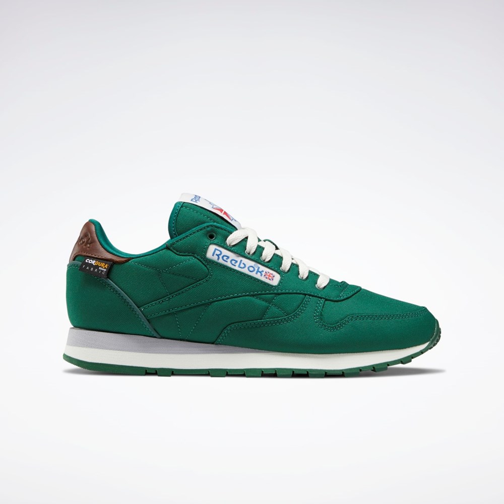 Reebok Classic Leather Shoes Tummanvihreä Ruskea | GVRNYX-962