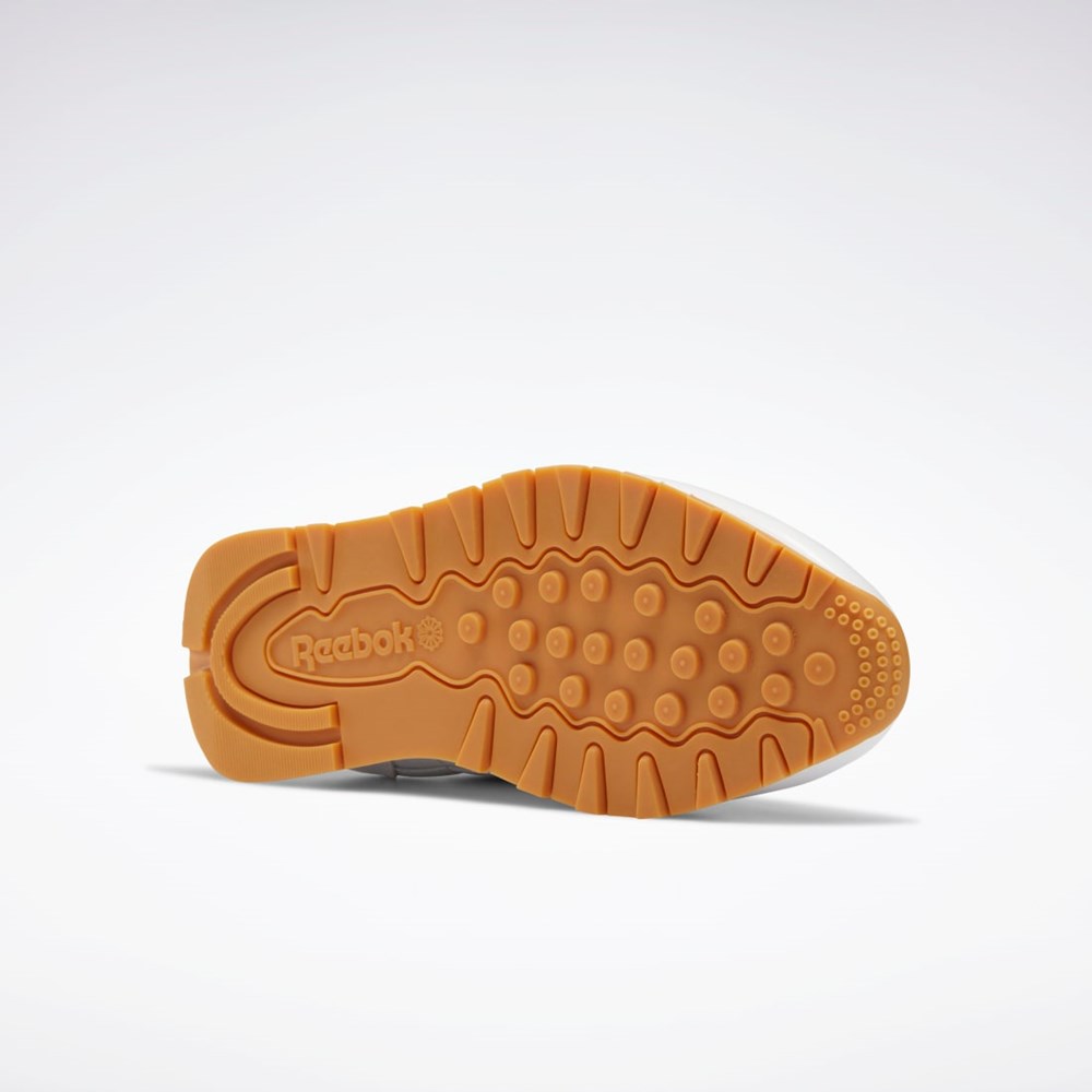 Reebok Classic Leather Shoes Valkoinen Harmaat | FEUZHM-803