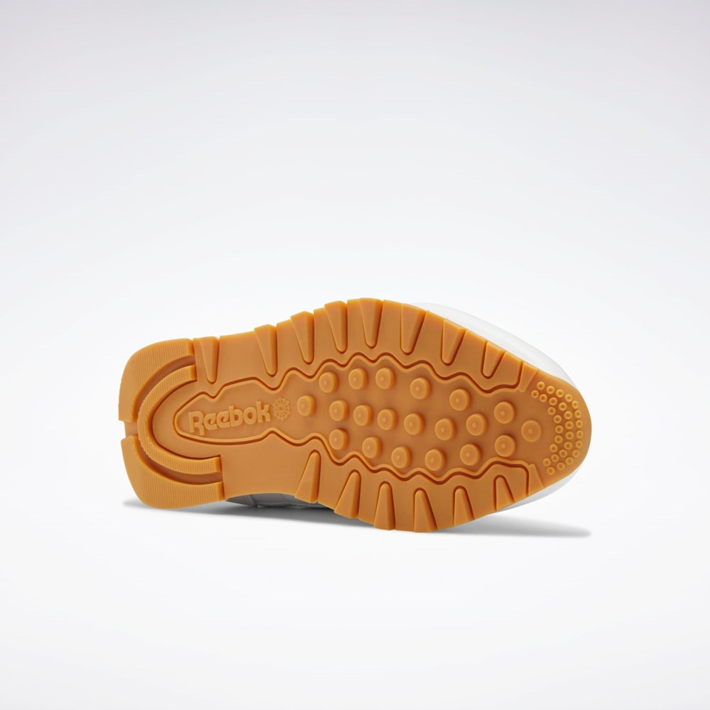 Reebok Classic Leather Shoes Valkoinen Harmaat | RNTMDV-430
