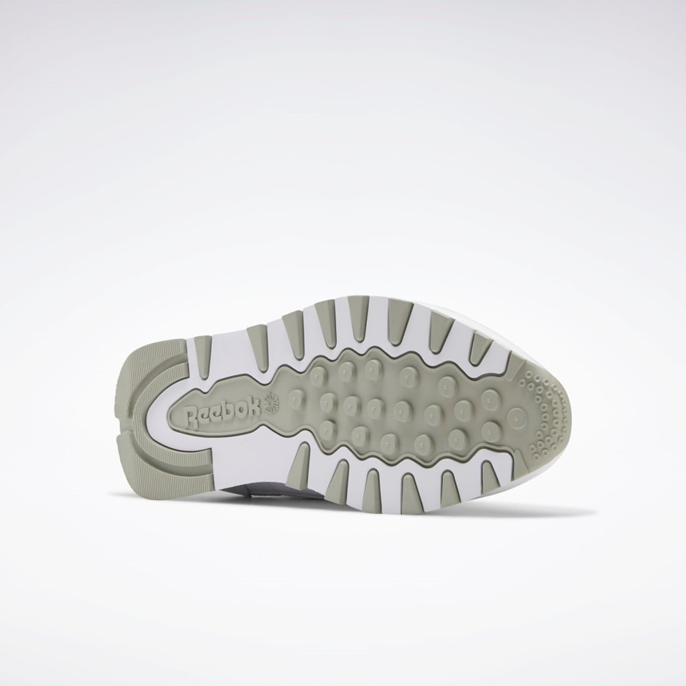 Reebok Classic Leather Shoes Valkoinen Harmaat Harmaat | TIXGMZ-370