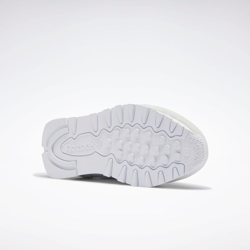 Reebok Classic Leather Shoes Valkoinen Harmaat Harmaat | YLEKAG-674