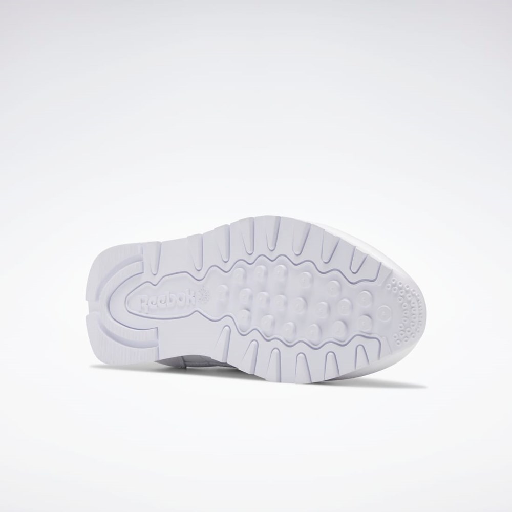 Reebok Classic Leather Shoes Valkoinen Valkoinen Harmaat | DYKOGU-467