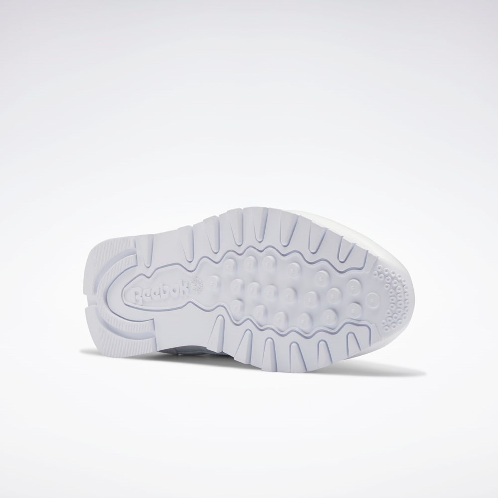 Reebok Classic Leather Shoes Valkoinen Valkoinen Harmaat | FZUQNX-139