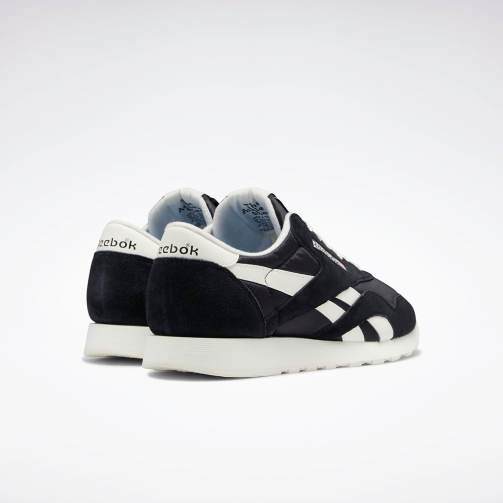 Reebok Classic Nylon 1991 Vintage Shoes Mustat Sininen | XZFKUS-346
