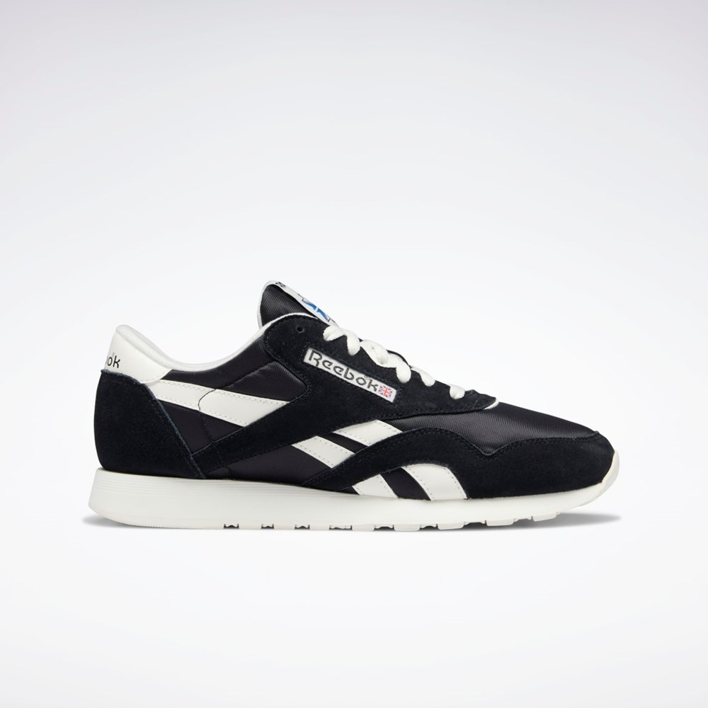 Reebok Classic Nylon 1991 Vintage Shoes Mustat Sininen | XZFKUS-346