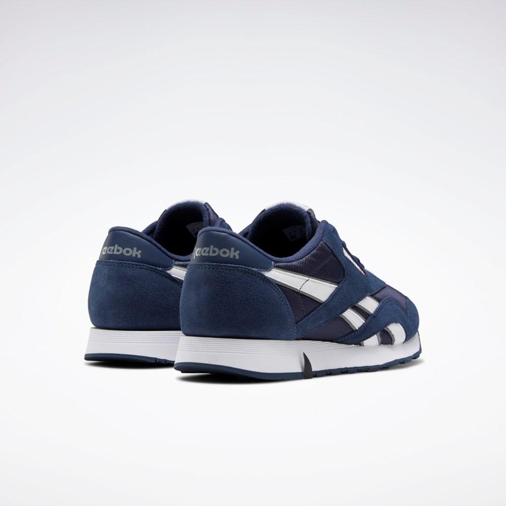 Reebok Classic Nylon Shoes Laivastonsininen Laivastonsininen Platina | OLGBIN-947