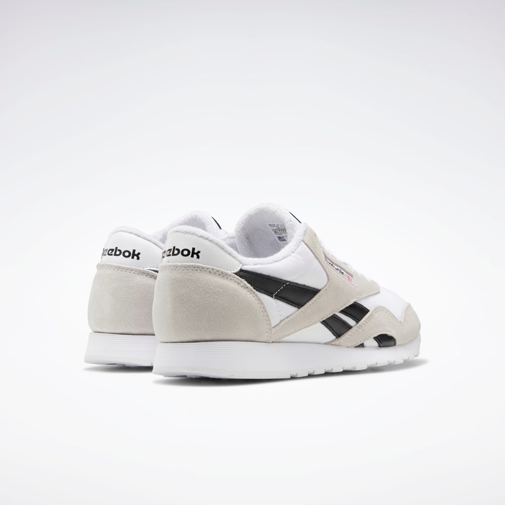 Reebok Classic Nylon Shoes Valkoinen Valkoinen Mustat | FAQXSV-042