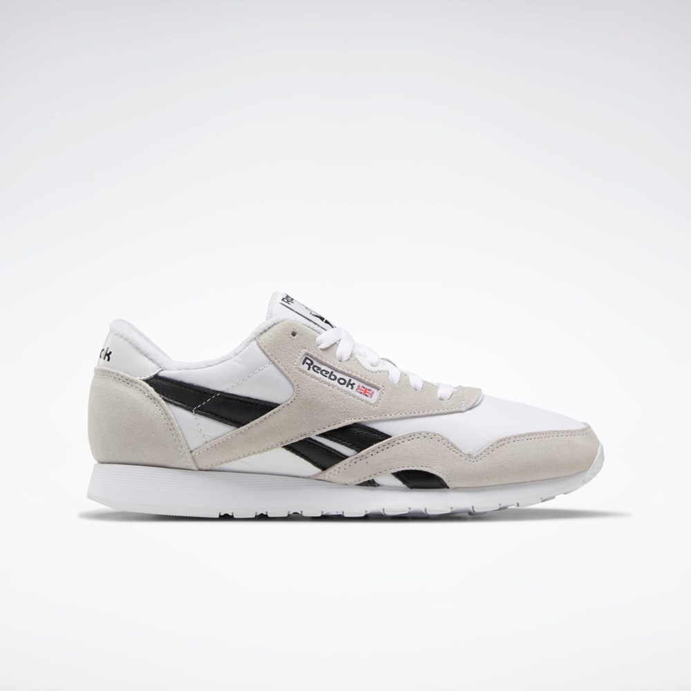 Reebok Classic Nylon Shoes Valkoinen Valkoinen Mustat | FAQXSV-042