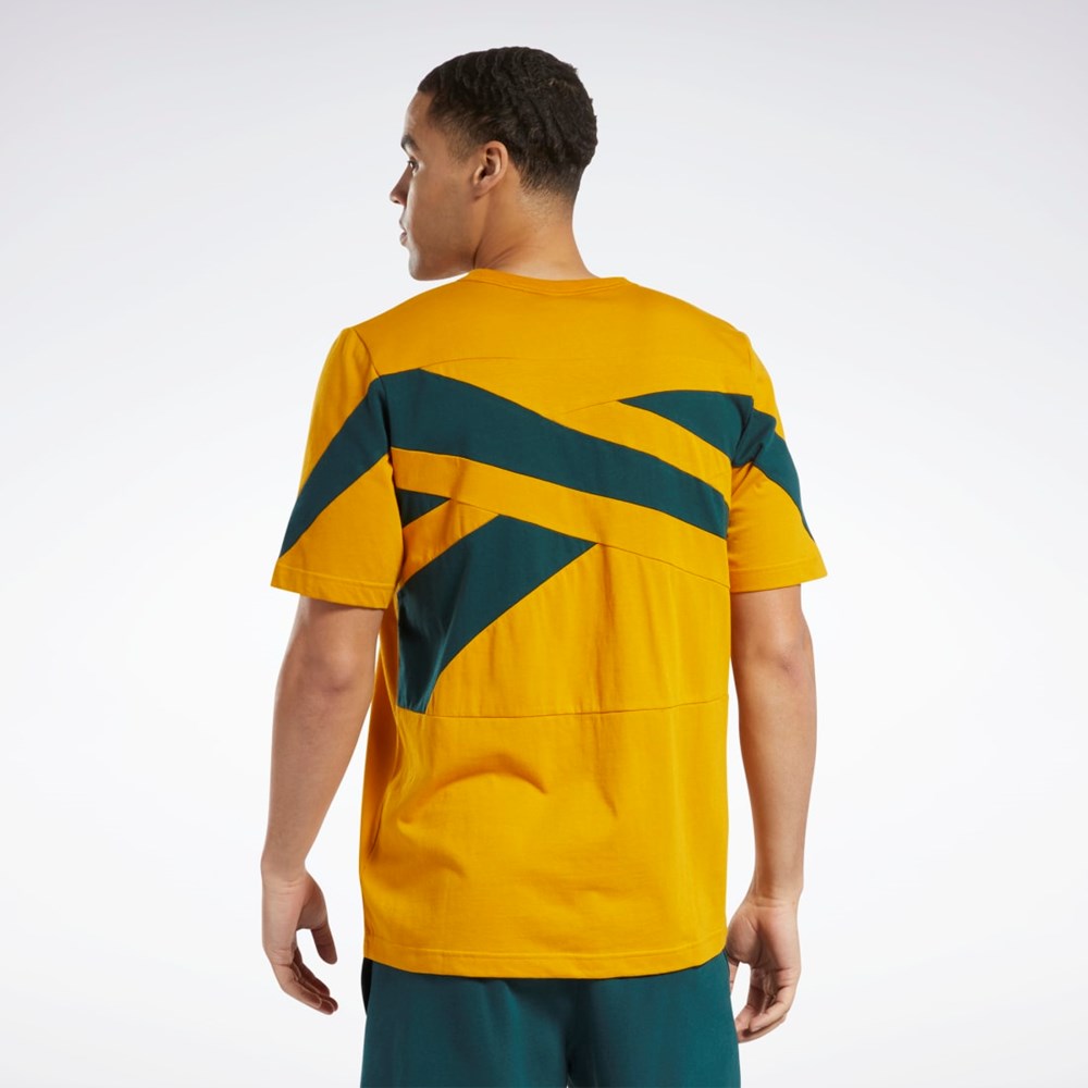 Reebok Classics Brand Proud T-Shirt Bright Ochre | DRGHMO-308
