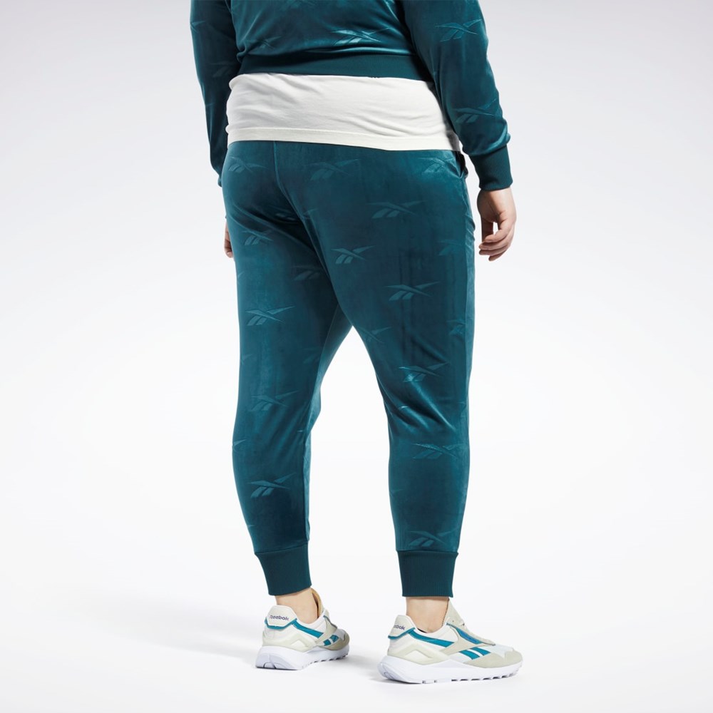 Reebok Classics Energy Q4 Velour Pants (Plus Size) Vihreä | XETJGC-593