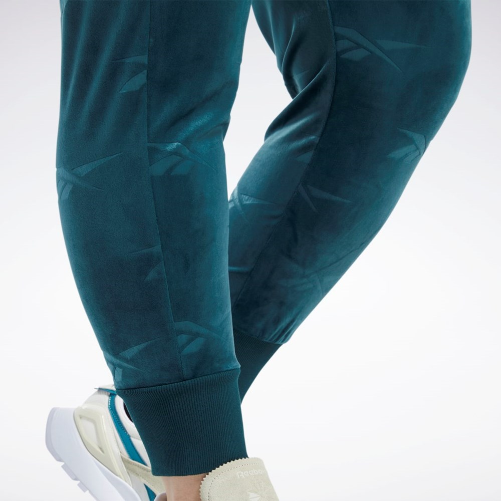 Reebok Classics Energy Q4 Velour Pants (Plus Size) Vihreä | XETJGC-593