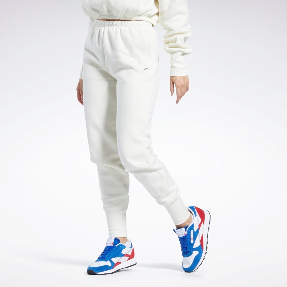 Reebok Classics Fleece Joggers Valkoinen | AUWKSC-509