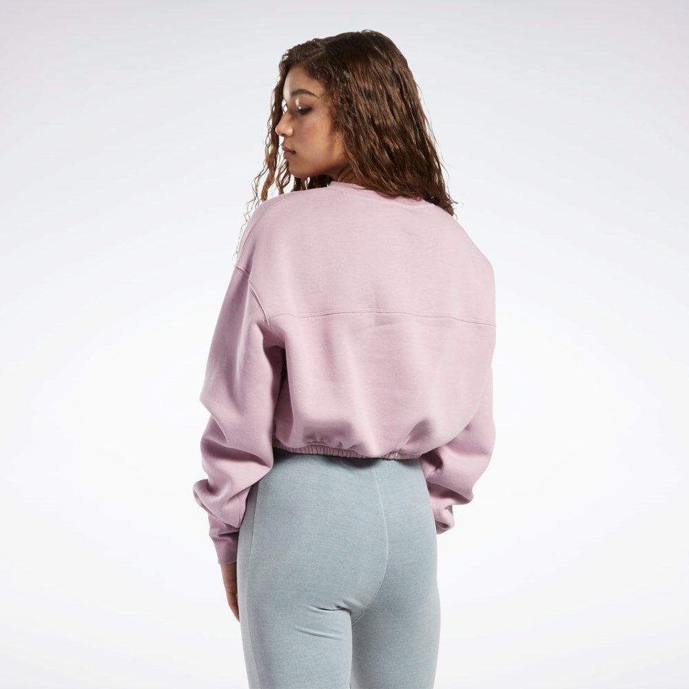 Reebok Classics Fleece Sweatshirt Infused Lilac | PKLVOS-720