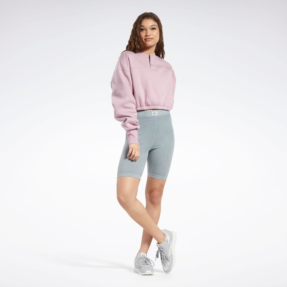 Reebok Classics Fleece Sweatshirt Infused Lilac | PKLVOS-720
