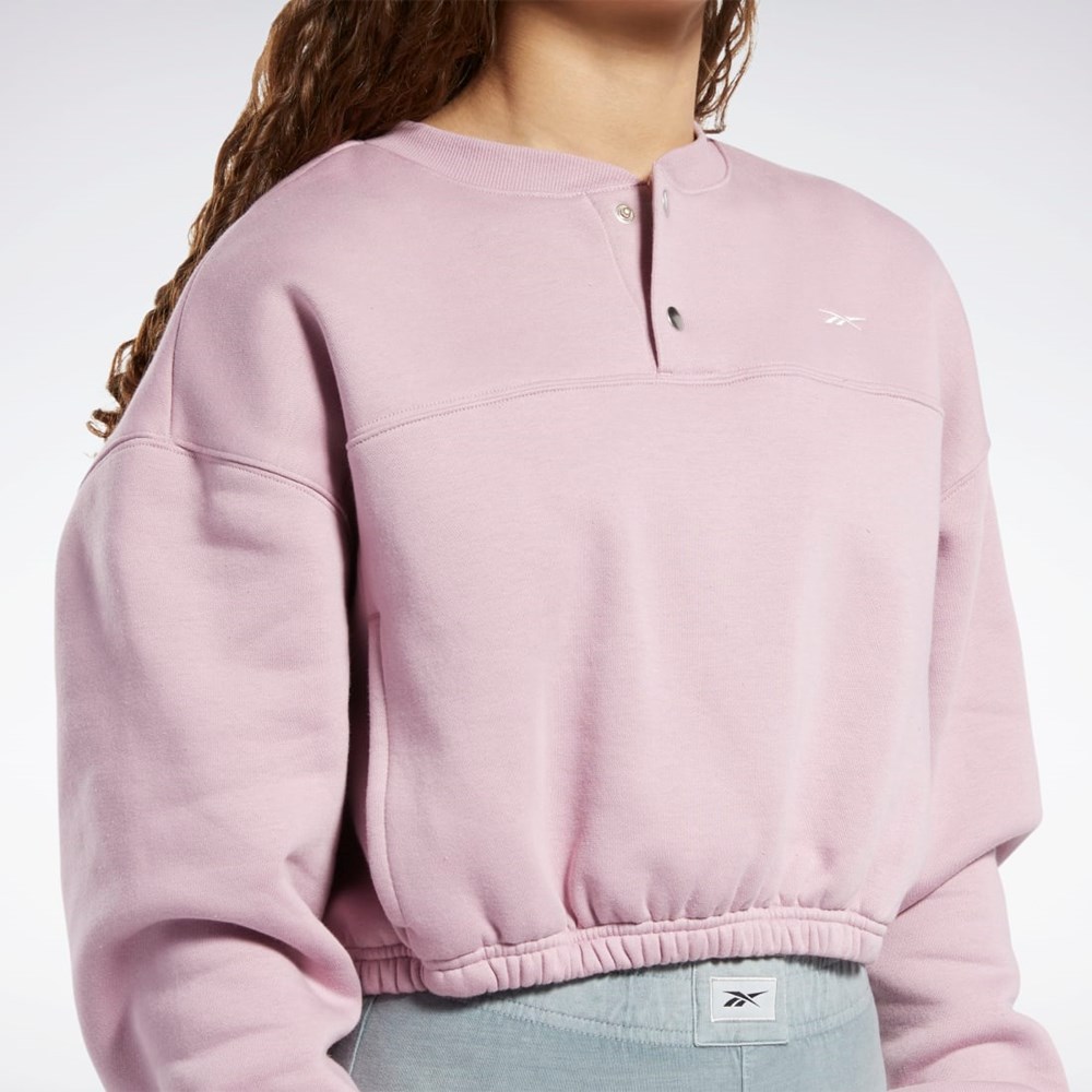 Reebok Classics Fleece Sweatshirt Infused Lilac | PKLVOS-720