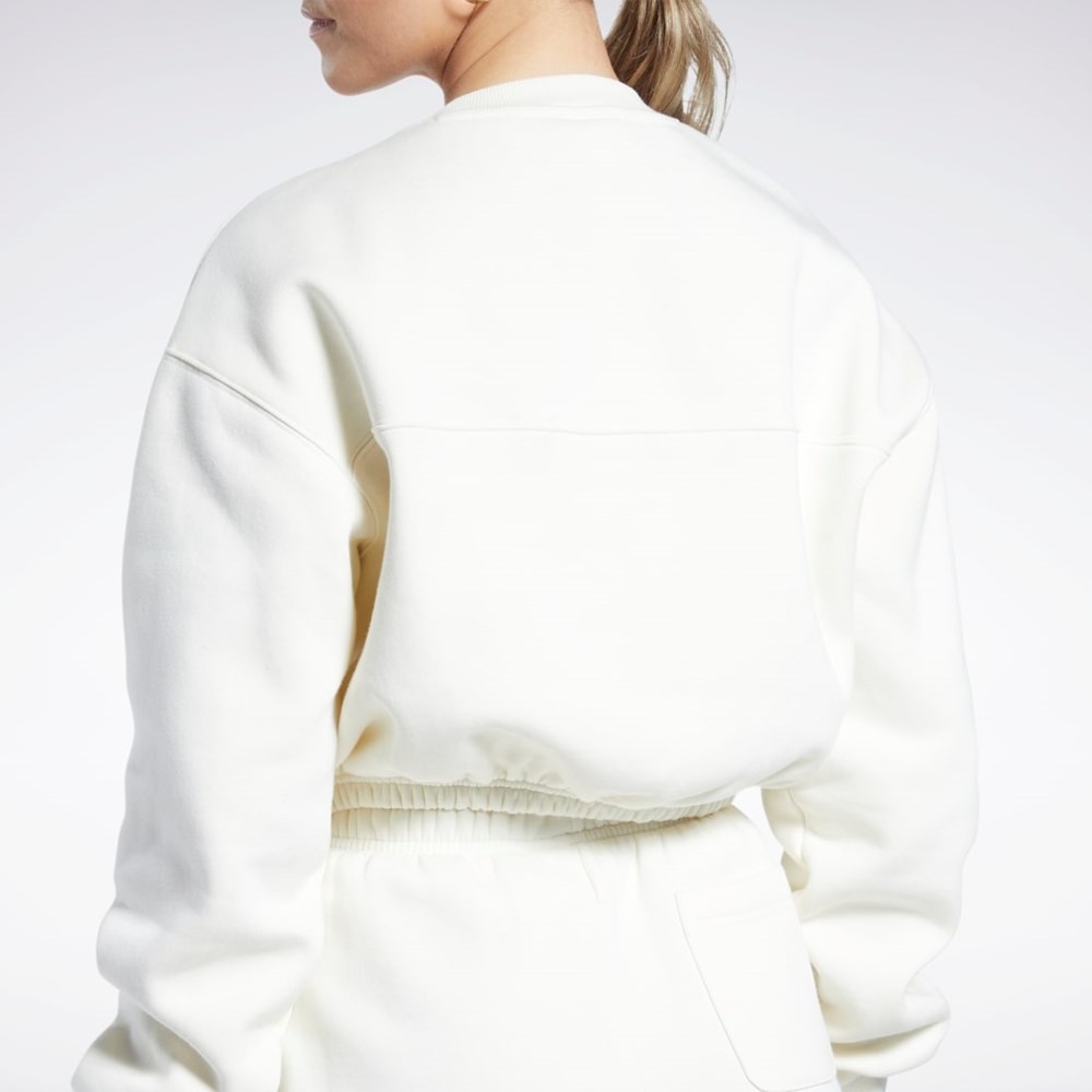 Reebok Classics Fleece Sweatshirt Valkoinen | USIYWQ-698