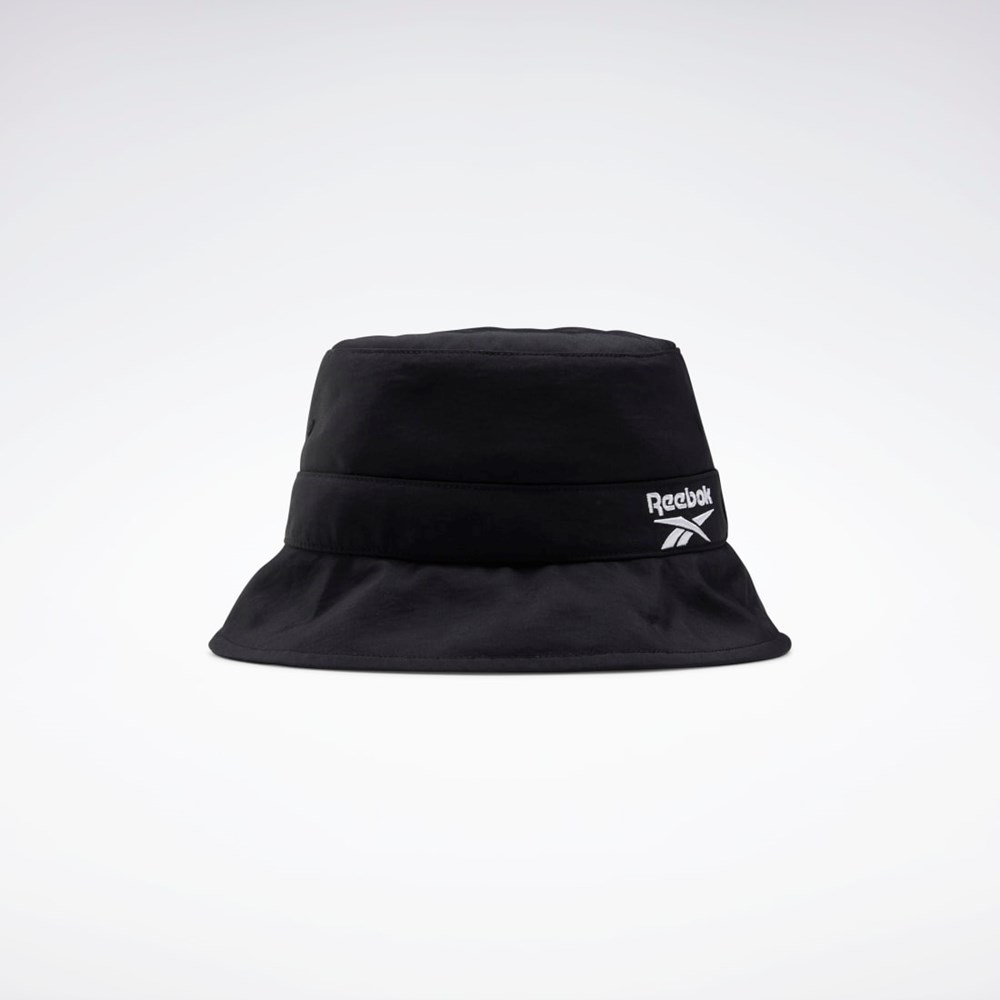 Reebok Classics Foundation Bucket Hat Mustat Mustat | KZWBRT-230