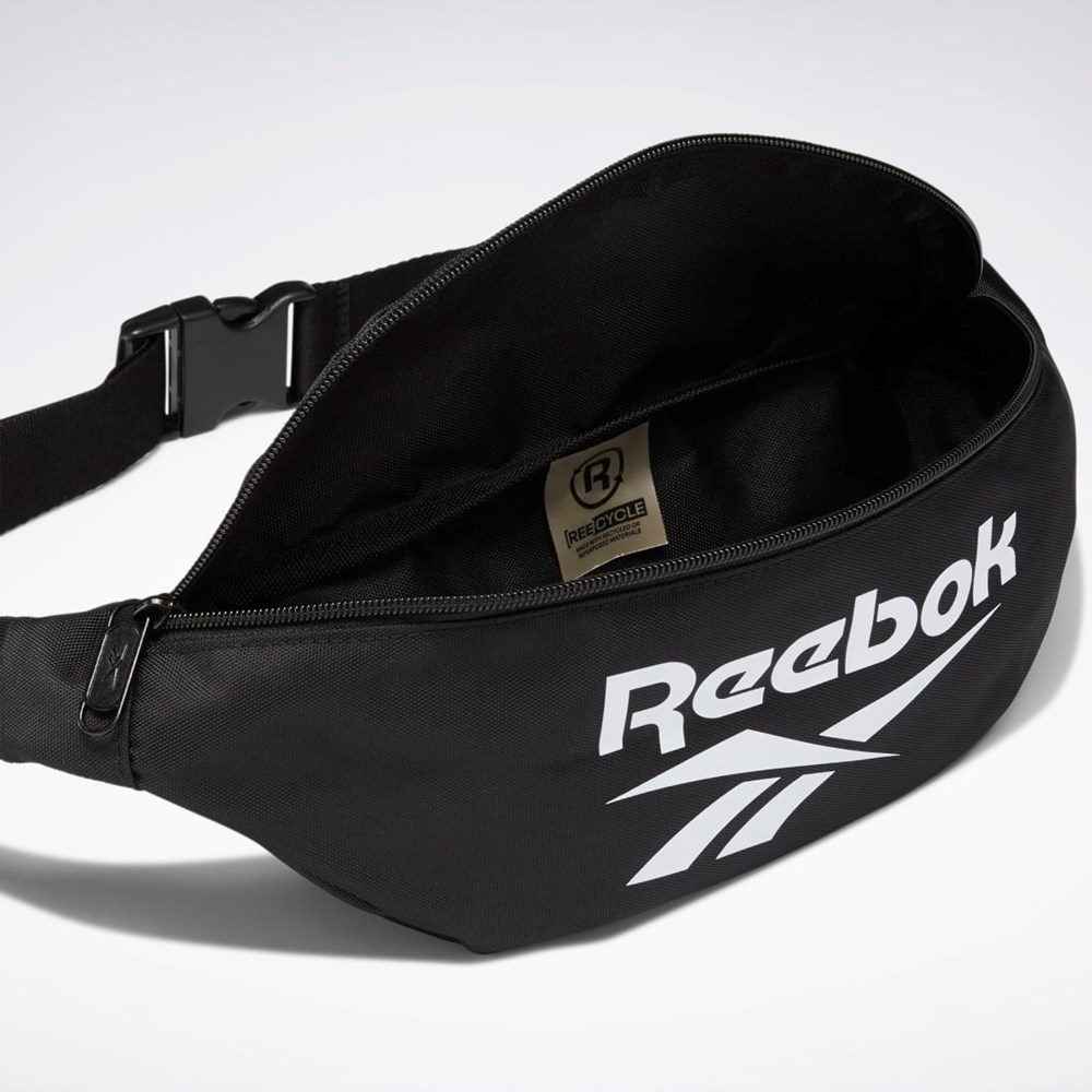 Reebok Classics Foundation Vyötärö Bag Mustat Mustat | TILACG-589