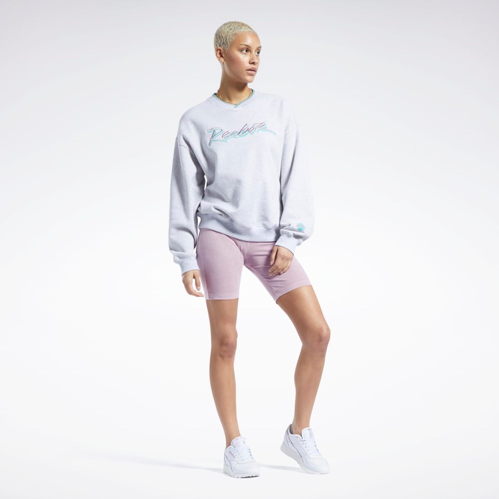 Reebok Classics Graafinen Sweatshirt Vaaleanharmaat | FQGAMT-236