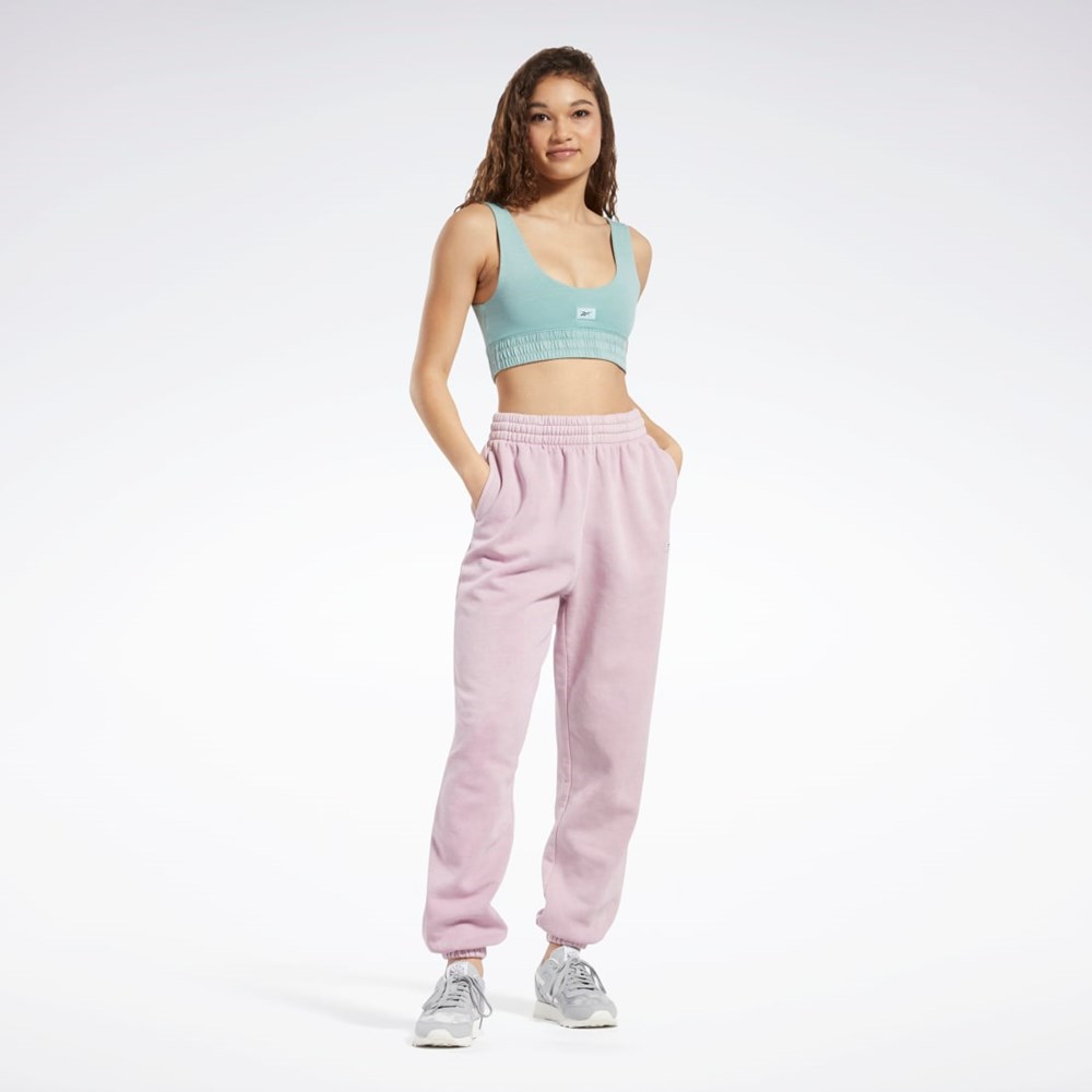 Reebok Classics Natural Dye Fleece Pants Infused Lilac | BQULRC-372