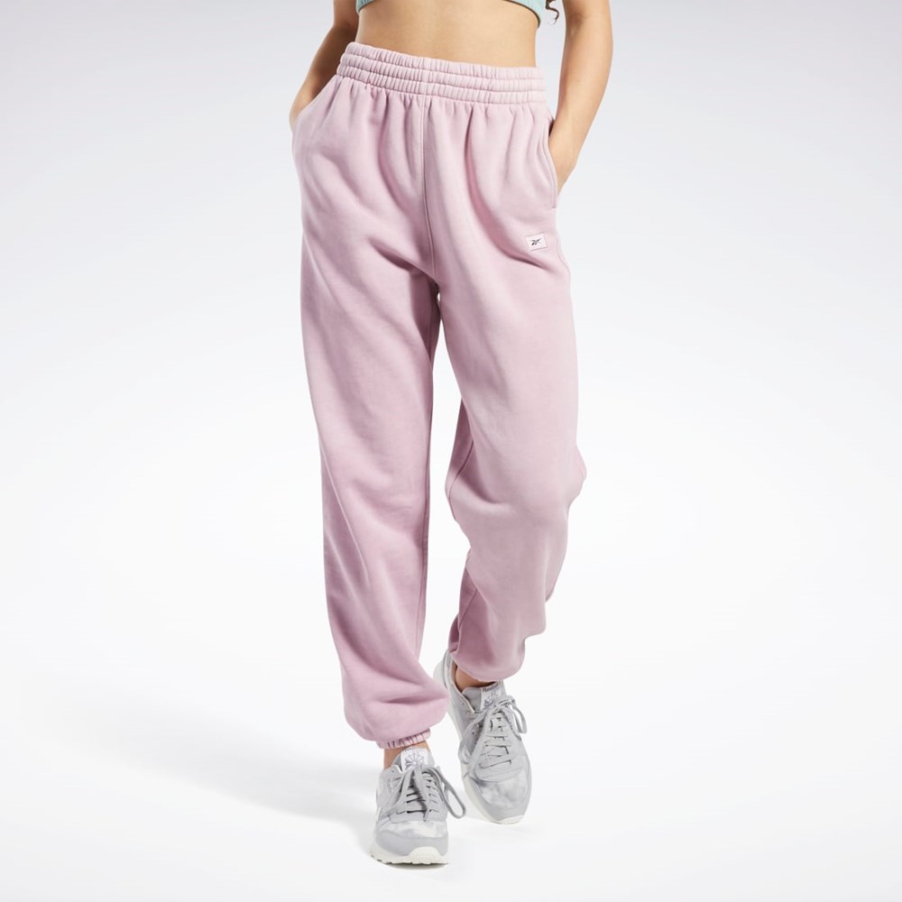 Reebok Classics Natural Dye Fleece Pants Infused Lilac | BQULRC-372