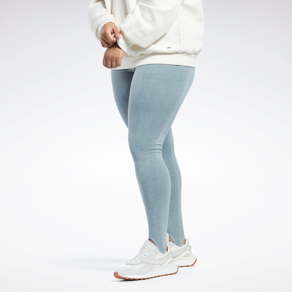 Reebok Classics Natural Dye Stirrup Leggings (Plus Size) Harmaat | VYNHSK-612