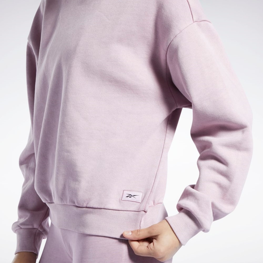 Reebok Classics Natural Dye Sweatshirt Infused Lilac | KMYAOW-925