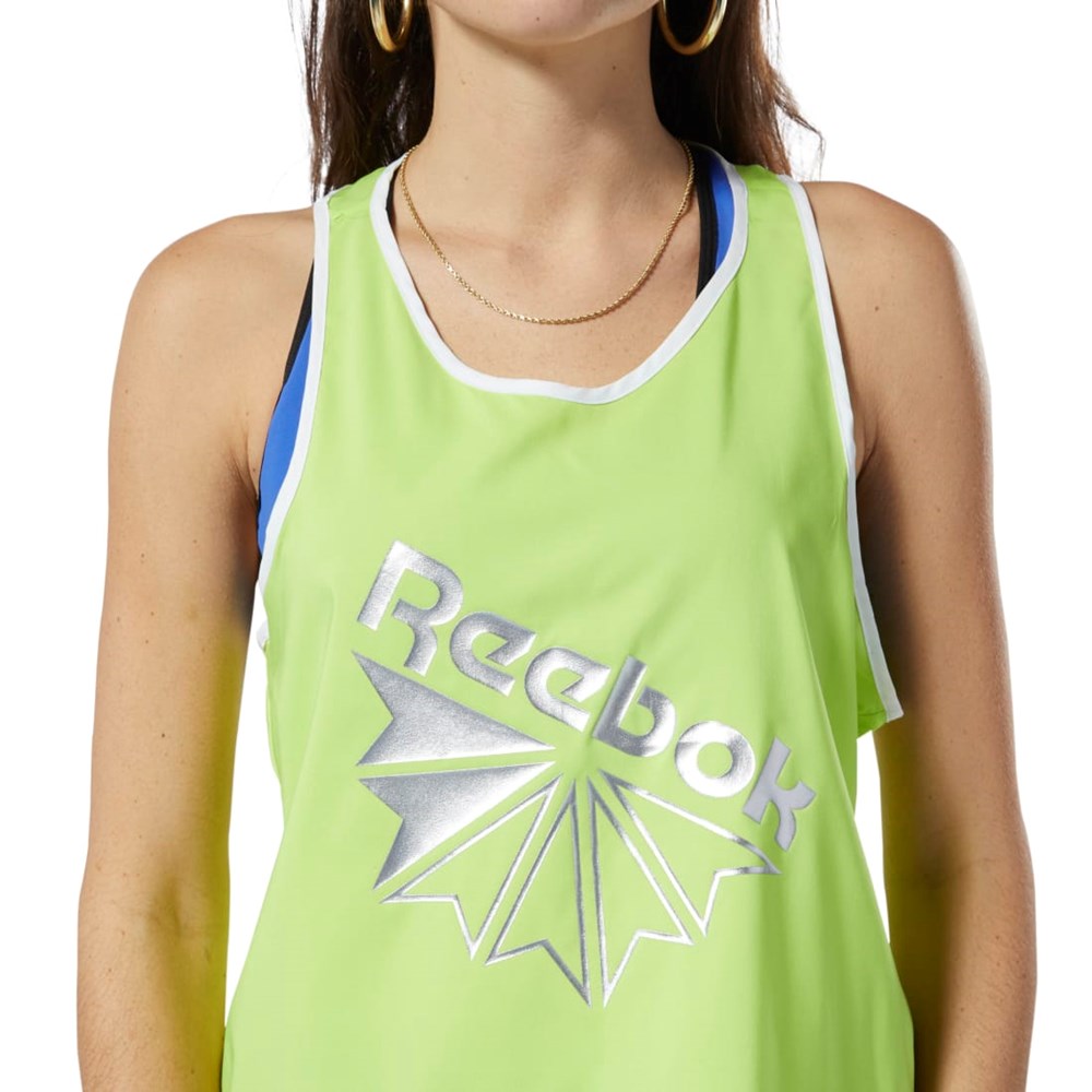 Reebok Classics Tank Top Neon Lime | AVZWLB-792