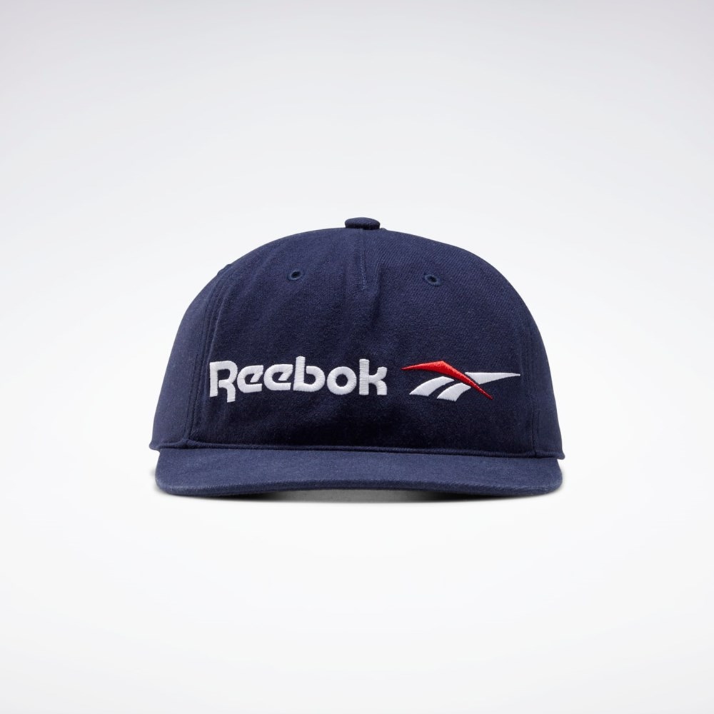 Reebok Classics Vector Litteät Peak Hat Laivastonsininen Laivastonsininen | GIMQXH-708