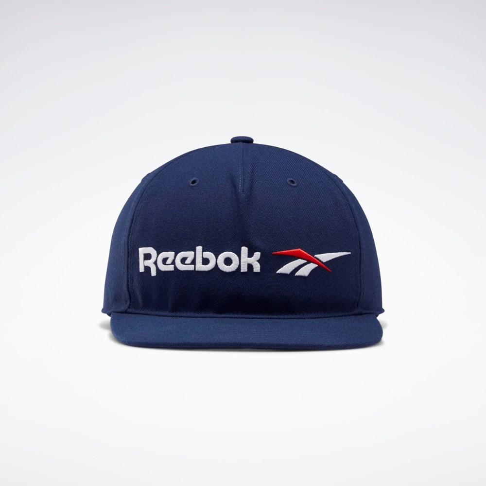 Reebok Classics Vector Litteät Peak Hat Laivastonsininen | ZPRJGN-264